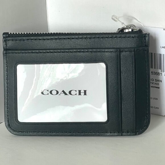Coach Black and Silver Studded Wallet - Picture 8 of 9